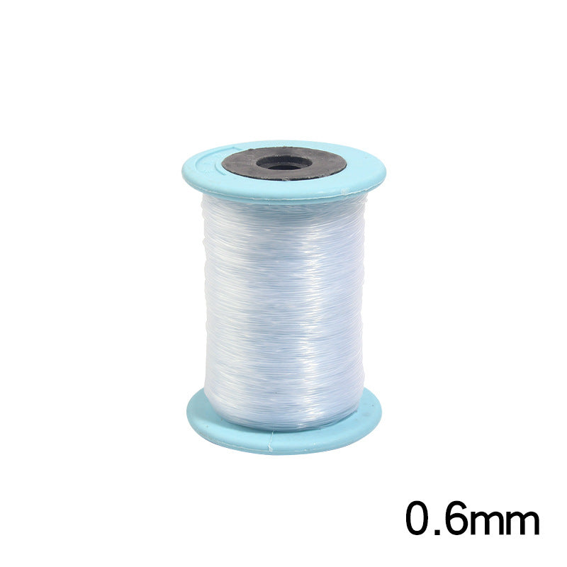 Manufacturer Supplies Large Rolls of Transparent Round Crystal Fishing Line, Non-Elastic Fishing Wire, Handmade Line, DIY Essential Jewelry Accessories