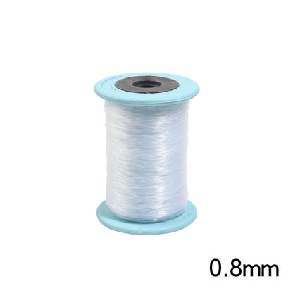 Manufacturer Supplies Large Rolls of Transparent Round Crystal Fishing Line, Non-Elastic Fishing Wire, Handmade Line, DIY Essential Jewelry Accessories